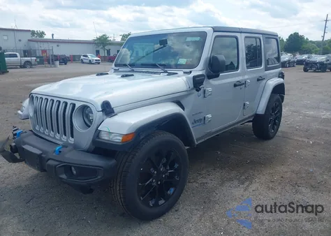 2023 Jeep Wrangler 4Xe Sahara 4X4 from USA, damaged, VIN 1C4JJXP69PW695915
